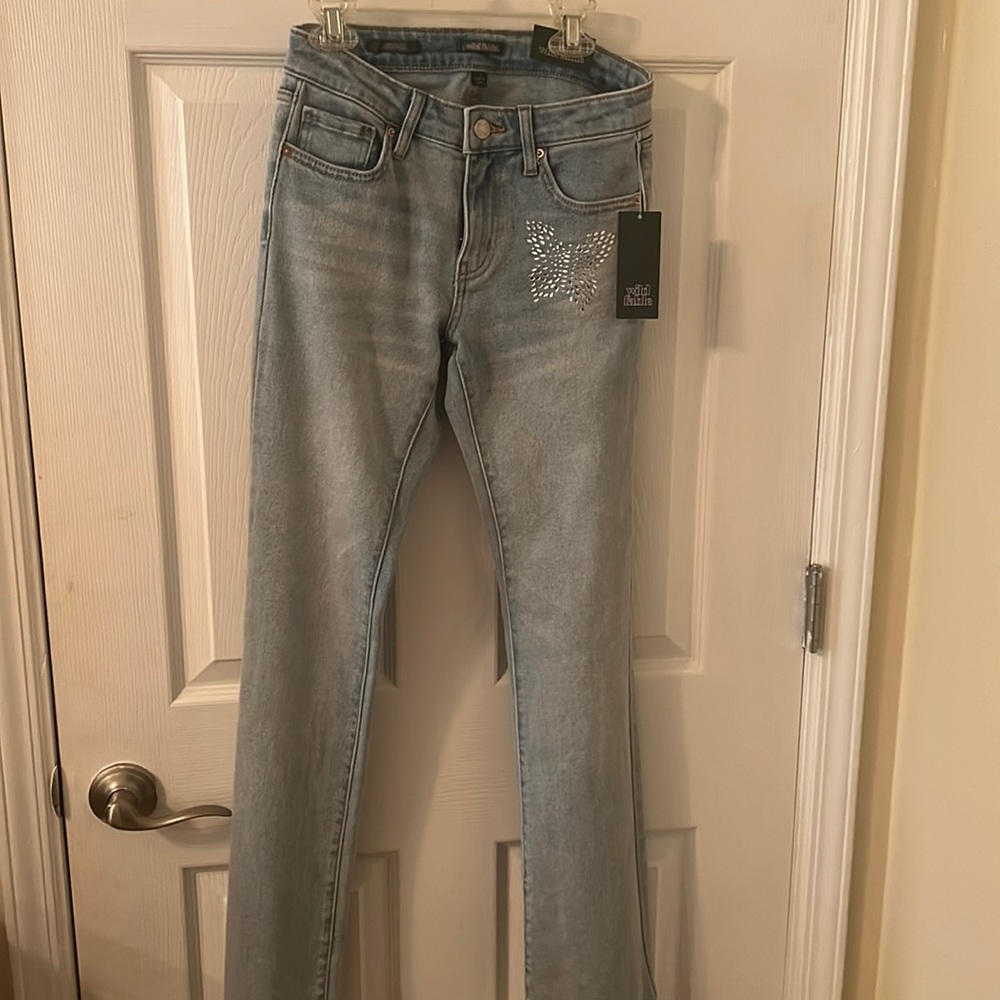 Low rise bootcut butterfly 90’s / 2000’s jeans
